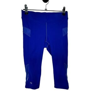 Athleta Blue Cropped Athletic Leggings